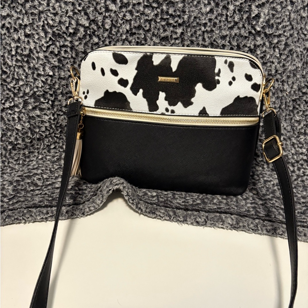 Cow Print Crossbody Bag